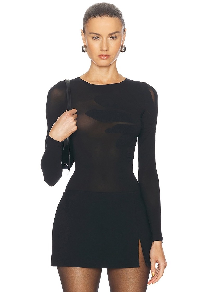 Wolford Body Tattoo Long Sleeve Top