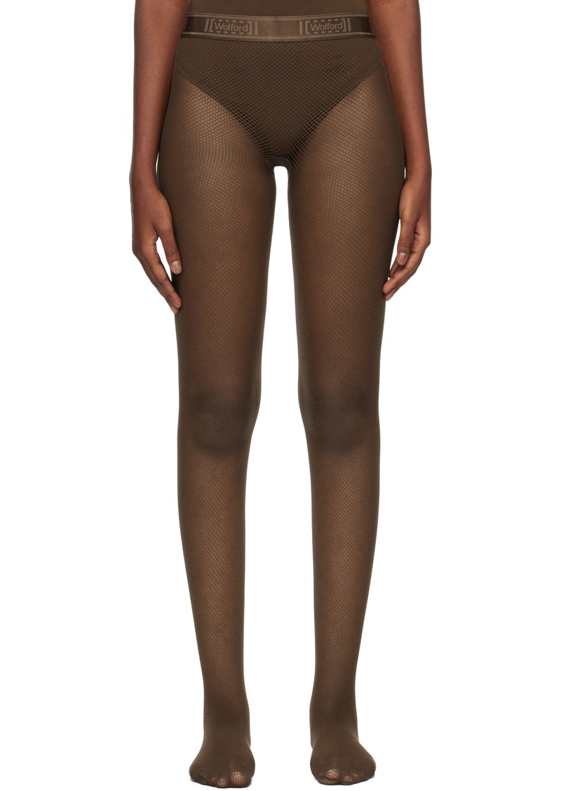 Wolford Brown Twenties Econyl Tights