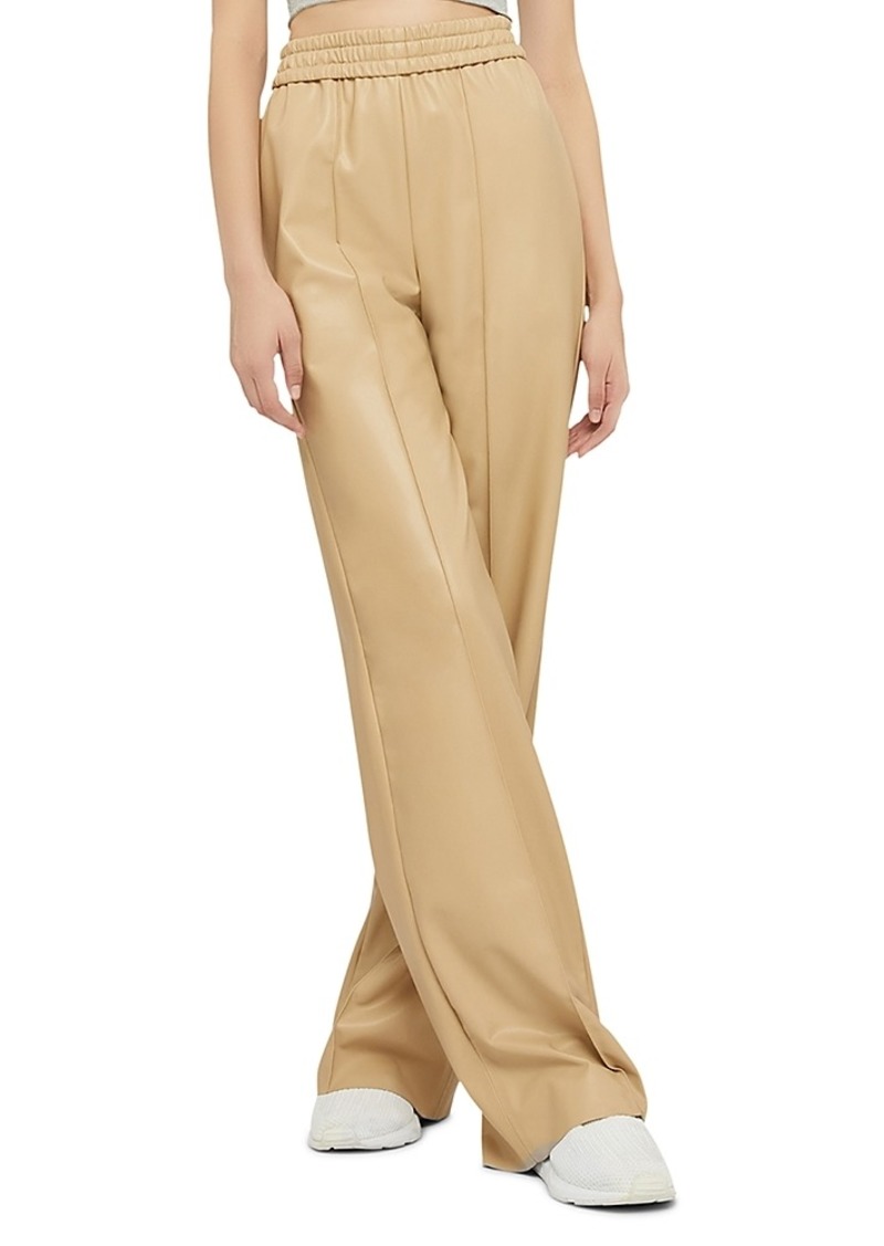 Wolford Faux Leather Wide Leg Pants