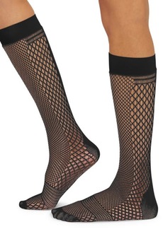 Wolford Fishnet Knee High Socks
