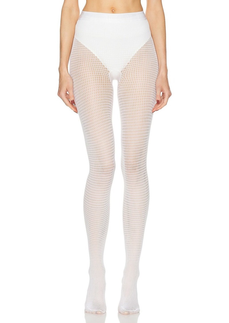 Wolford Grid Net Tights