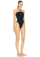 Wolford Halter One Piece Swimsuit