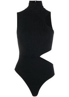 WOLFORD High neck cut-out bodysuit