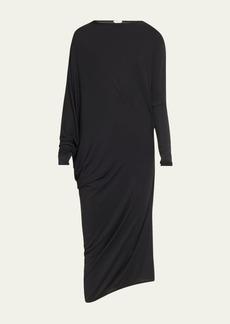 Wolford Long-Sleeve Crepe Jersey Midi Dress