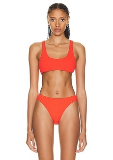 Wolford Scoop Neck Ultra Texture Bikini Top