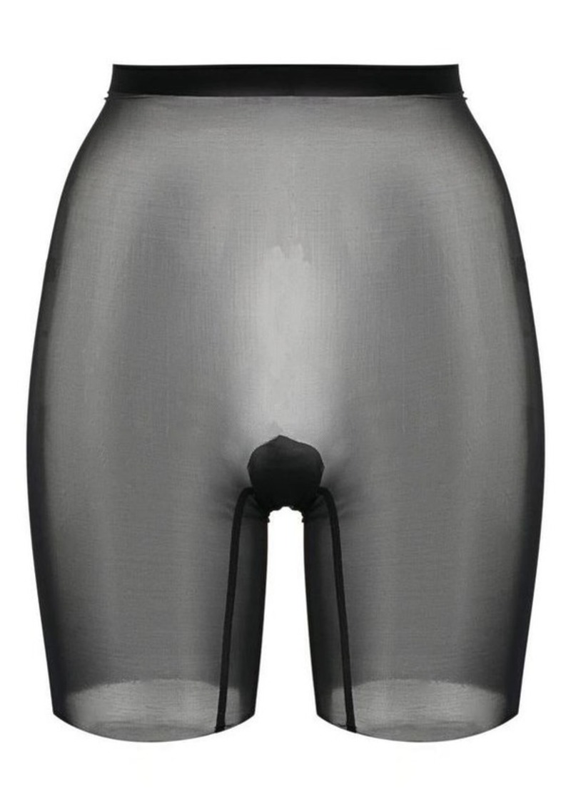 WOLFORD Shaping tulle shorts