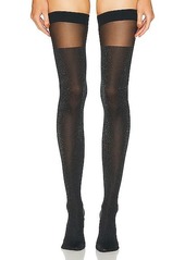 Wolford Shiny Sheer Stay Up Tights