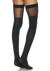 Wolford Shiny Sheer Stay Up Tights