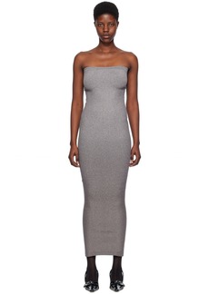 Wolford Silver Fading Shine Maxi Dress