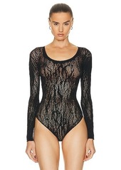 Wolford Snake Lace String Bodysuit