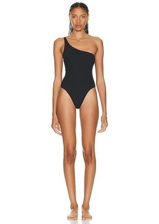Wolford Ultra Texture High Leg One Piece Swimsuit
