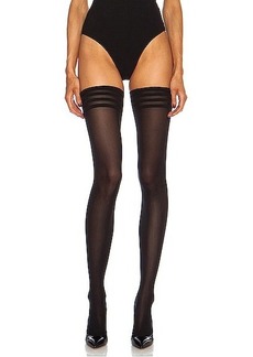 Wolford Velvet De Lux 50 Stay Up Polyamide-Blend Tights