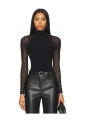 Wolford W Net Long Sleeve Top