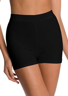 Wolford Women's Beauty Cotton Biker Shorts Support Tights  M