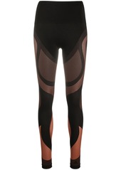 Wolford x adidas Motion panelled mid-rise leggings