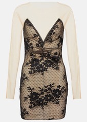 Wolford x N21 mesh minidress