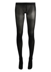 Wolford x Sergio Rossi studded tights
