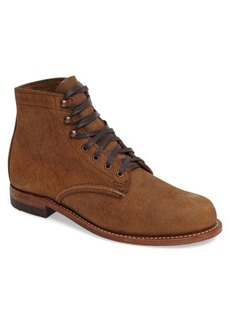 Wolverine '1000 Mile' Plain Toe Boot in Brown Waxy Suede at Nordstrom