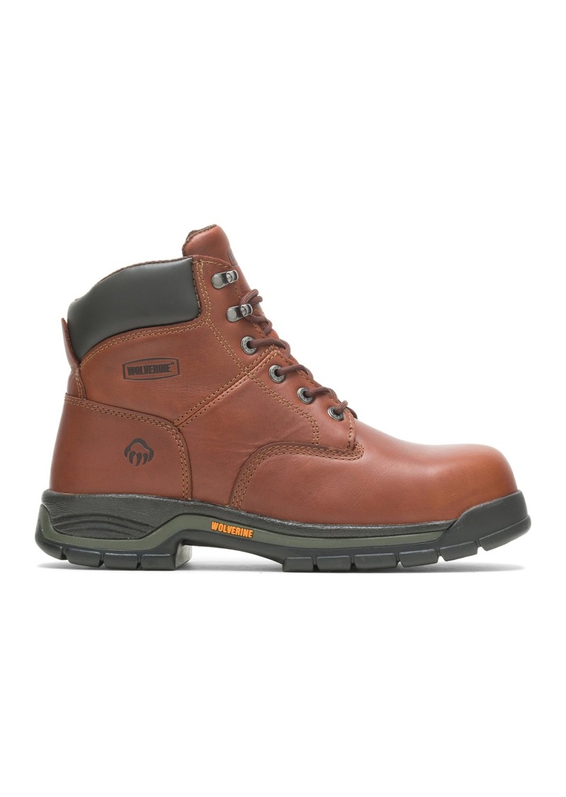 Wolverine mens Harrison Lace-Up Steel-Toe 6" Work Boot  12 4E US