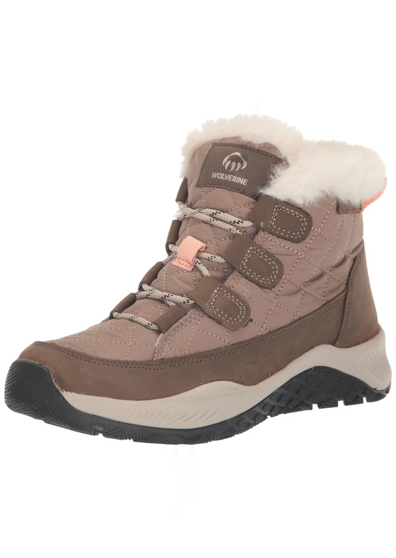 Wolverine Women's Luton Quilted Waterproof Insulated Mid Snow Boot