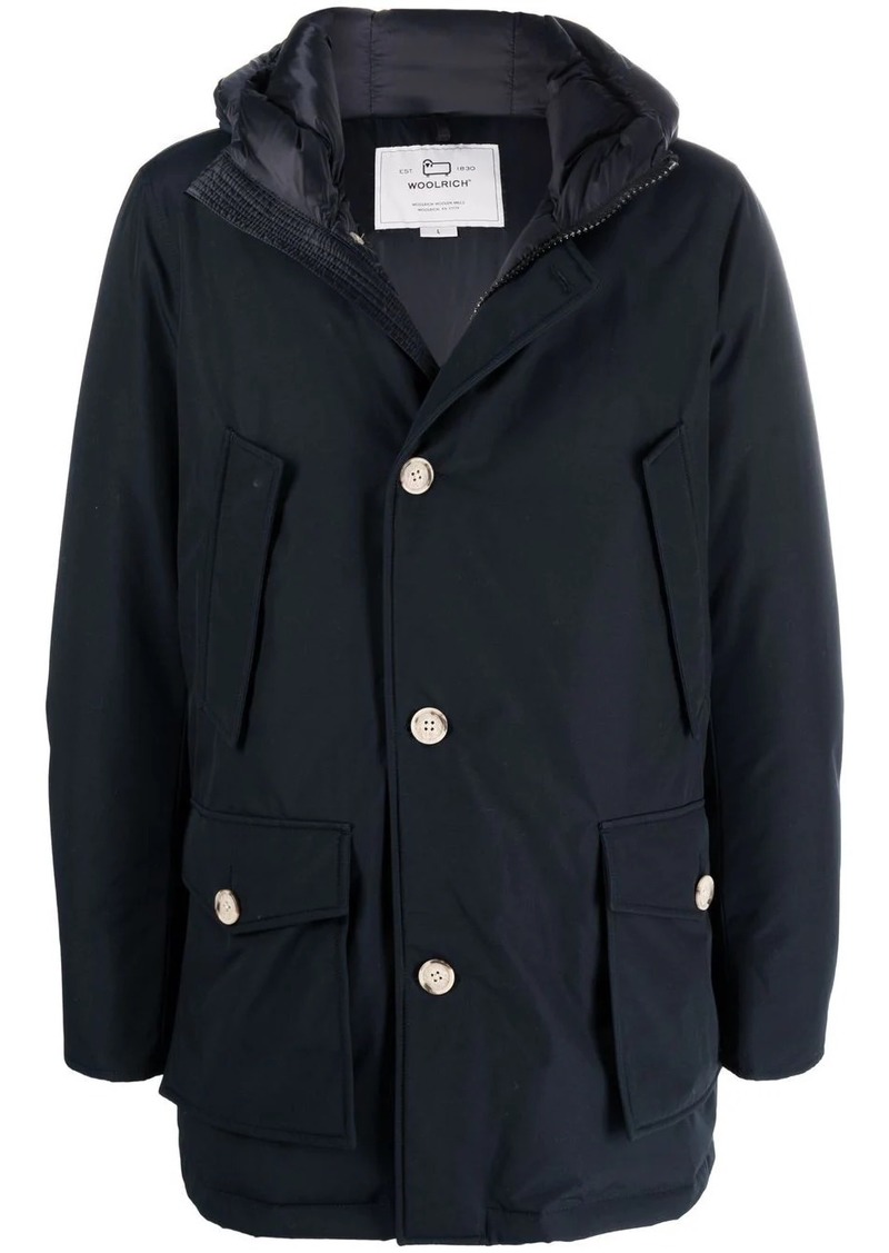 Woolrich down-feather hooded coat