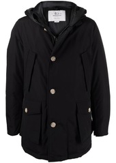 Woolrich buttoned padded coat