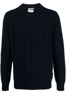 Woolrich cable-knit virgin wool jumper