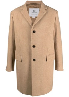 Woolrich Classic single-breasted wool coat