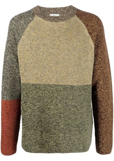 Woolrich colour-block ribbed-knit jumper
