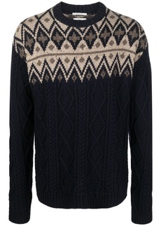 Woolrich fair isle-intarsia wool jumper