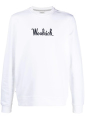 Woolrich logo-embroidered crew-neck sweatshirt