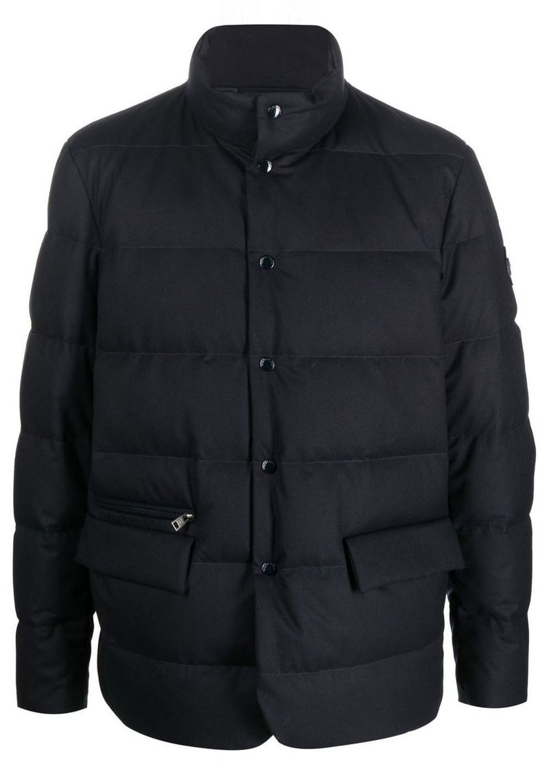 Woolrich logo-patch padded coat