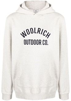 Woolrich logo-print cotton hoodie