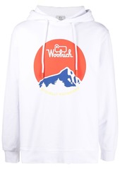 Woolrich logo print hoodie