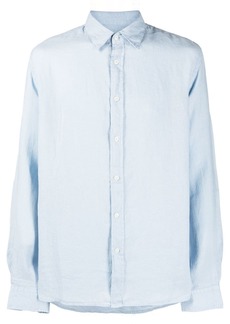 Woolrich long-sleeved linen shirt