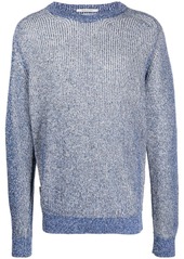 Woolrich melange-knit round-neck jumper