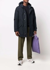 Woolrich padded zip-up hooded coat