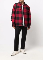Woolrich plaid-check padded jacket