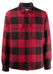 Woolrich plaid-check padded jacket