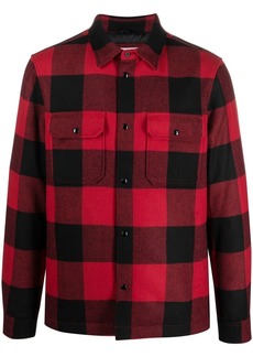 Woolrich plaid check-print shirt jacket