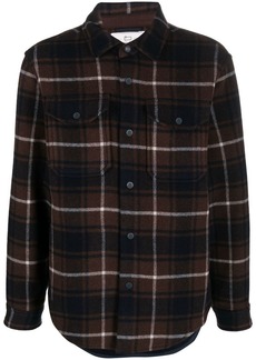 Woolrich plaid-check shirt jacket