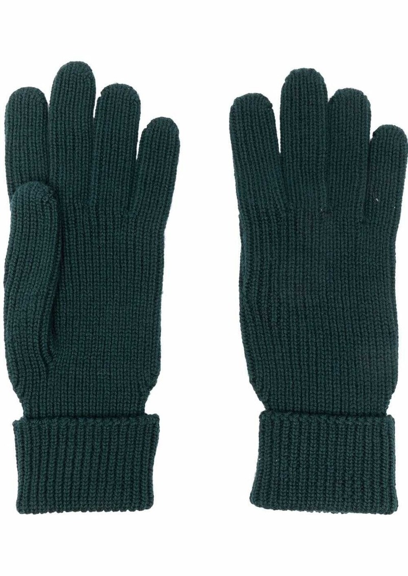 Woolrich ribbed-knit gloves