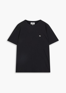 Woolrich - Embroidered cotton-jersey T-shirt - Black - S