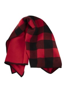 WOOLRICH Pure wool check scarf