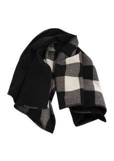 WOOLRICH Pure wool check scarf
