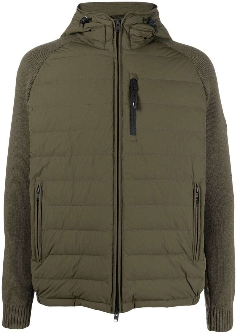 Woolrich zipped-up padded hooded jacket