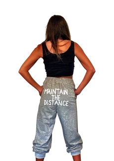 Wren 'KEEP YOUR DISTANCE' PAINTED SWEATPANTS