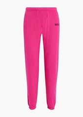 WSLY - The Ecosoft organic cotton-blend fleece track pants - Pink - M