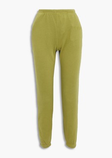 WSLY - The Ecosoft organic cotton-blend fleece track pants - Green - M