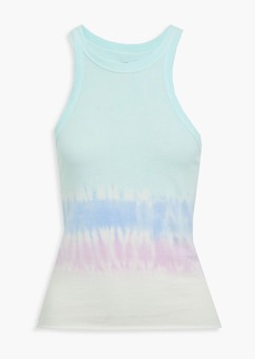 WSLY - Tie-dyed cotton-blend tank - Green - M
